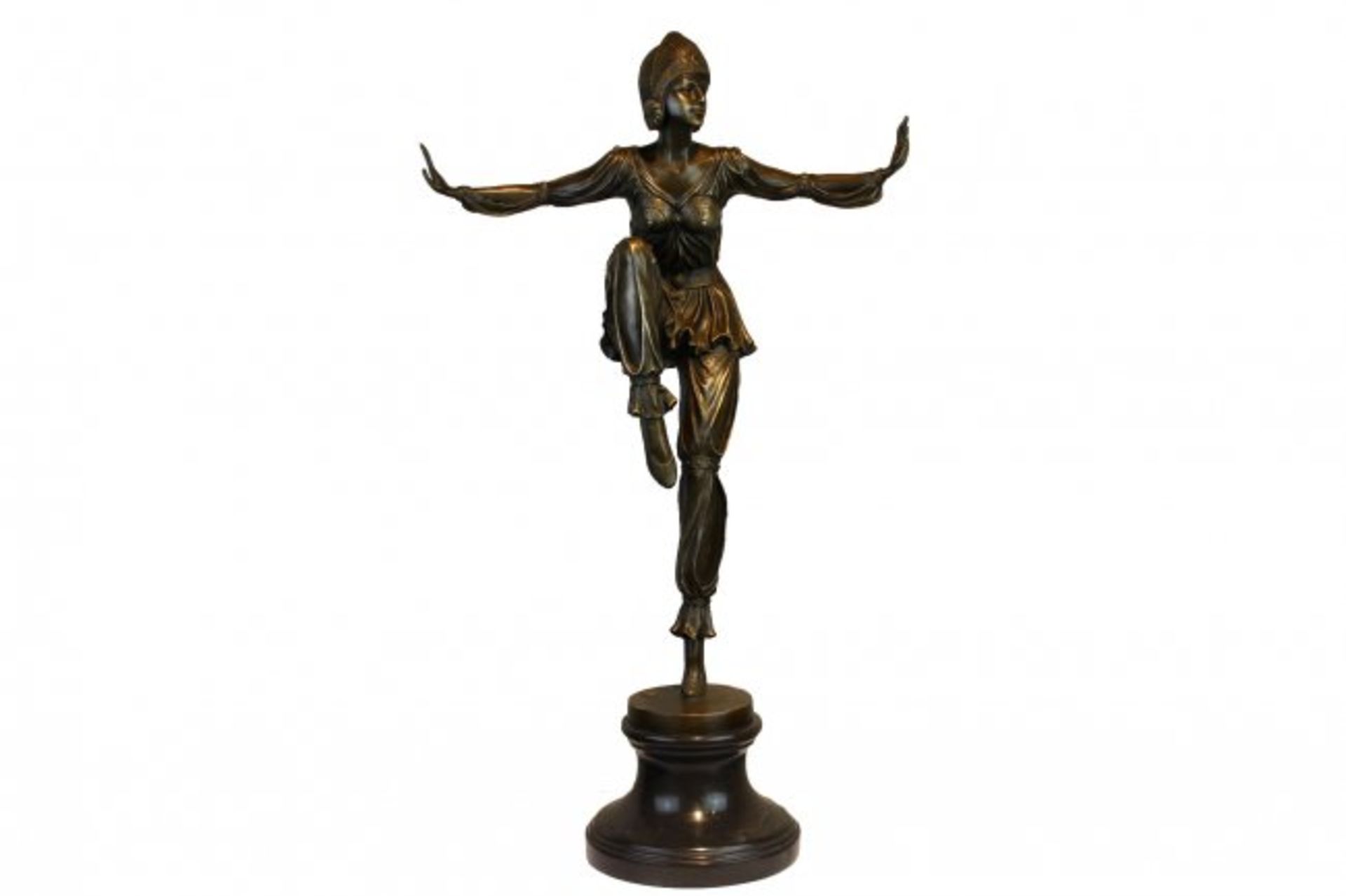 Art Deco bronze sculpture "Dancer"