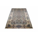 Wool handmade Keshan rug 334 x 223 cm