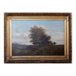 Antique painting by Henri Knip at the end of the 19th