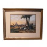 Antique painting by Orlando Norie