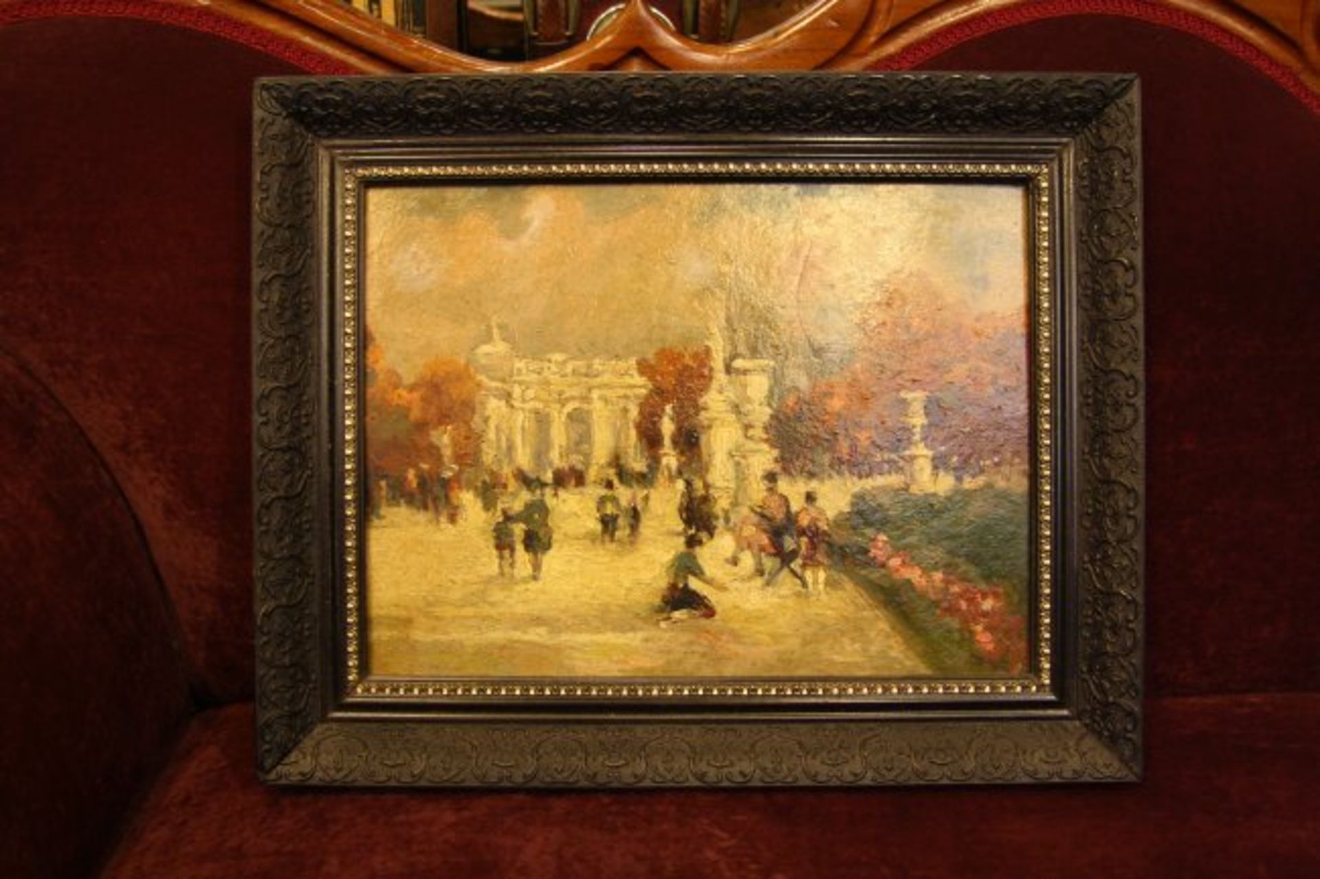 Painting "Sunday in the palace park" - Image 2 of 4