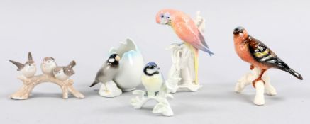 5 Vogelfiguren