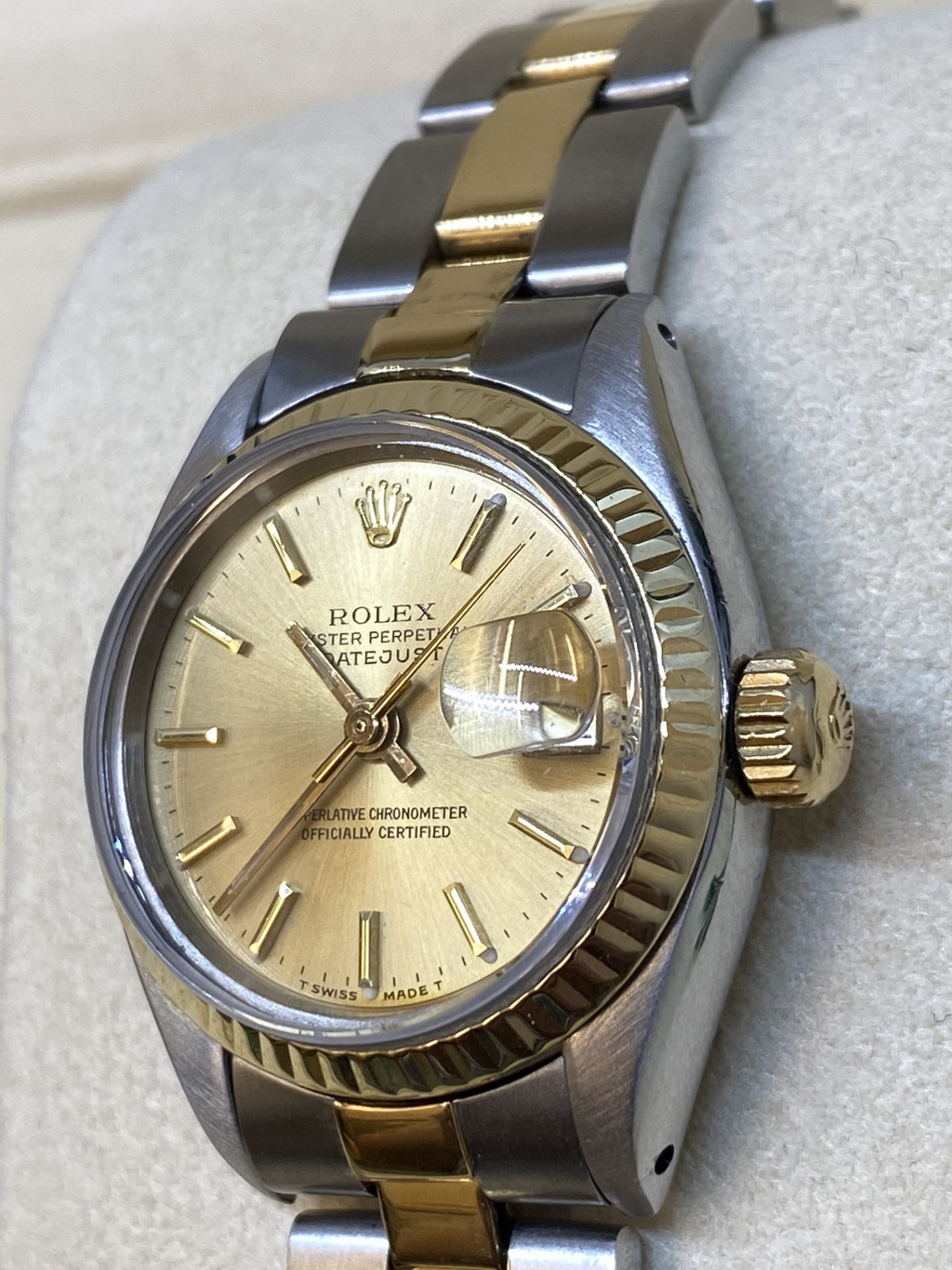 Rolex Steel & Gold Ladies Watch 6917 with Box - Image 4 of 11