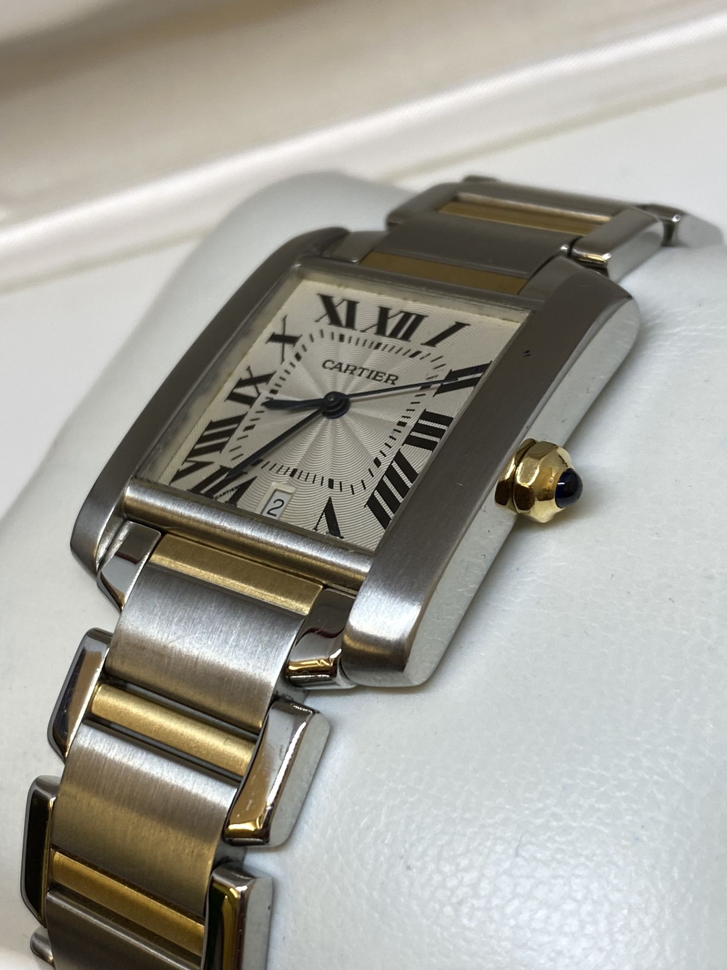 Cartier Steel & Yellow Gold Tank Francaise, 2302, Automatic - Image 4 of 10