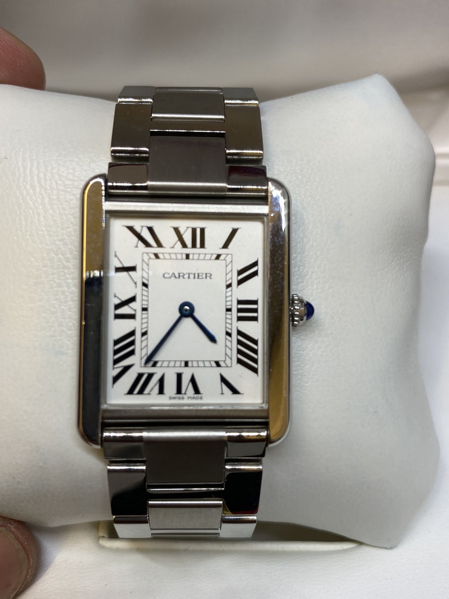 Cartier Tank Solo 3169 with Box - Image 3 of 9