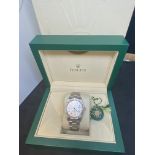 STAINLESS STEEL ROLEX 15210 AUTOMATIC WATCH WITH BOX