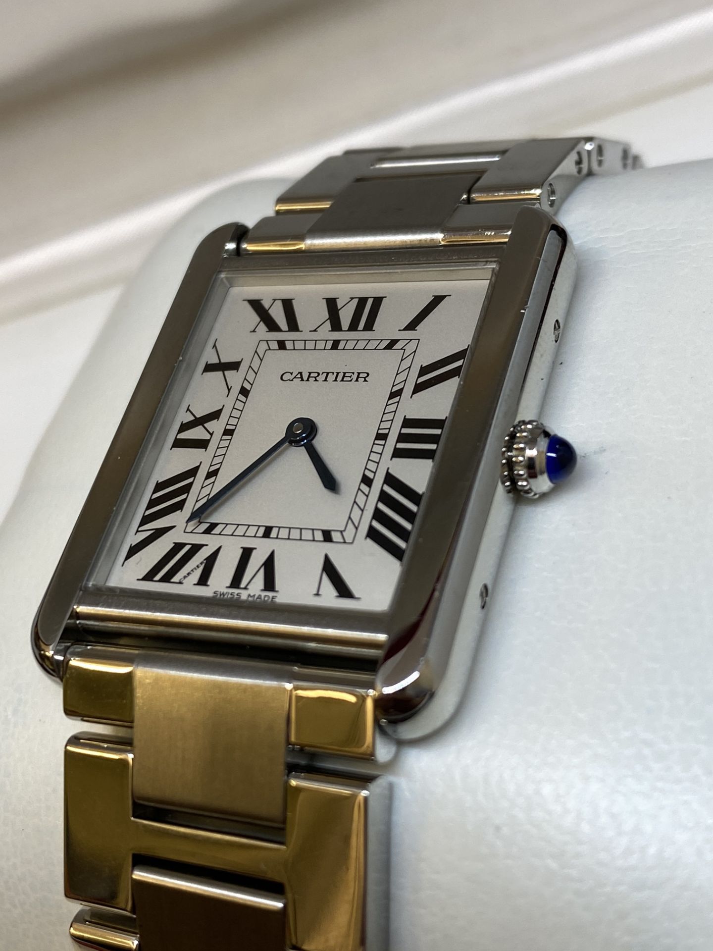 Cartier Tank Solo 3169 with Box - Image 4 of 9