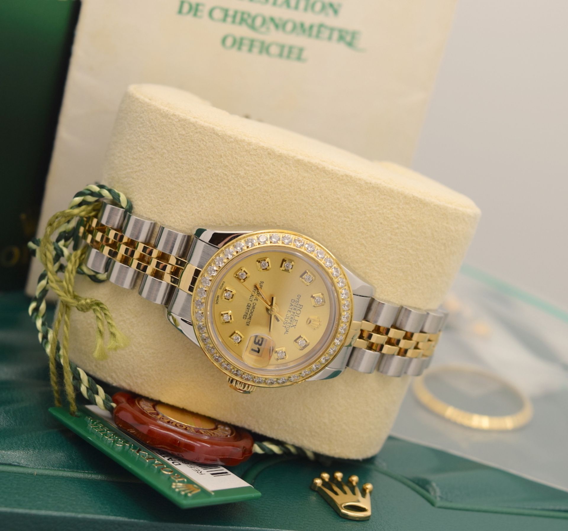 Rolex Datejust *Champagne* 26' - 18ct Gold & Steel (Rolex Certificate/ Box etc.) - Image 9 of 9