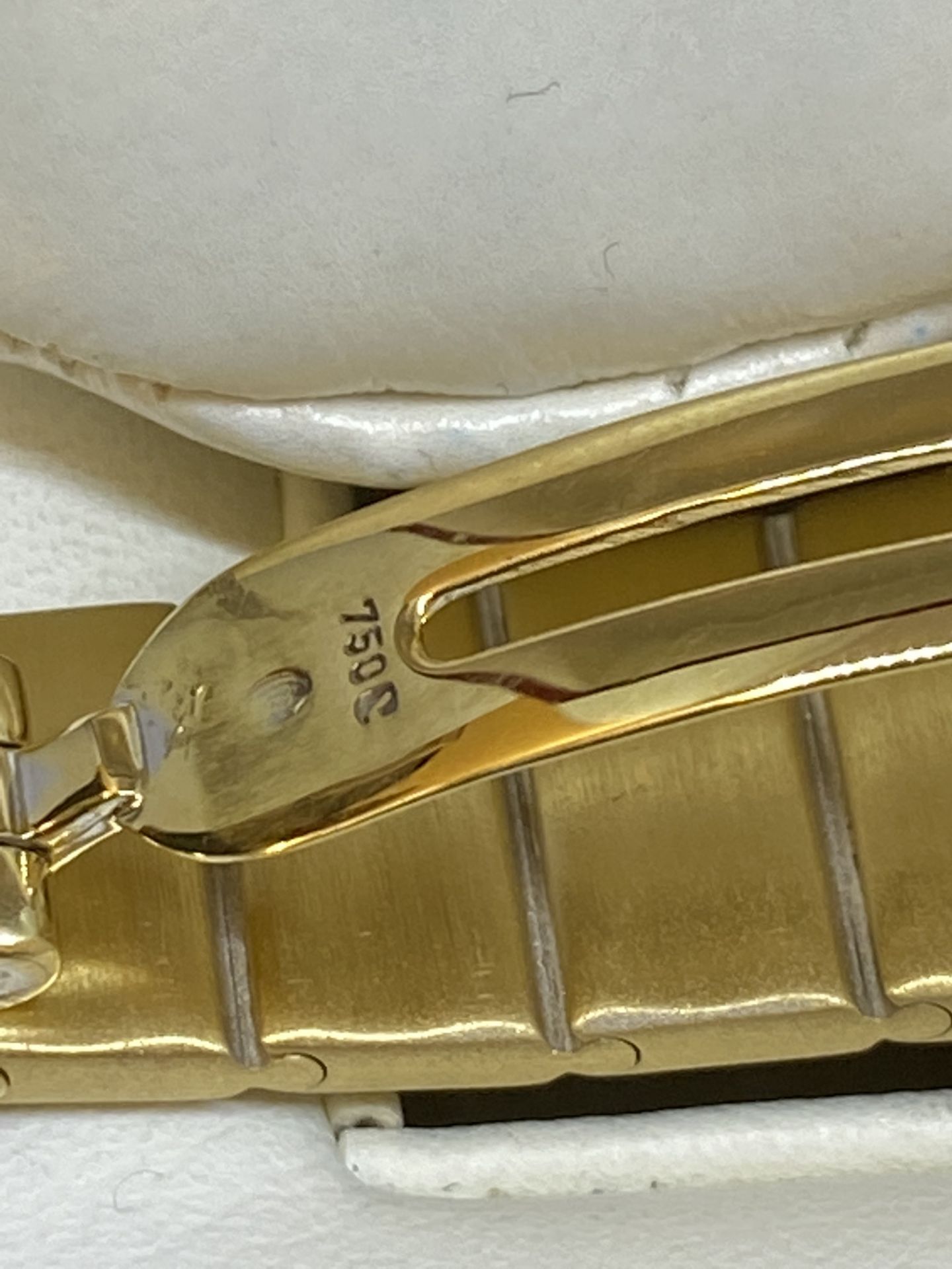 18ct GOLD SANTOS AUTOMATIC WATCH WITH BOX - Image 17 of 17