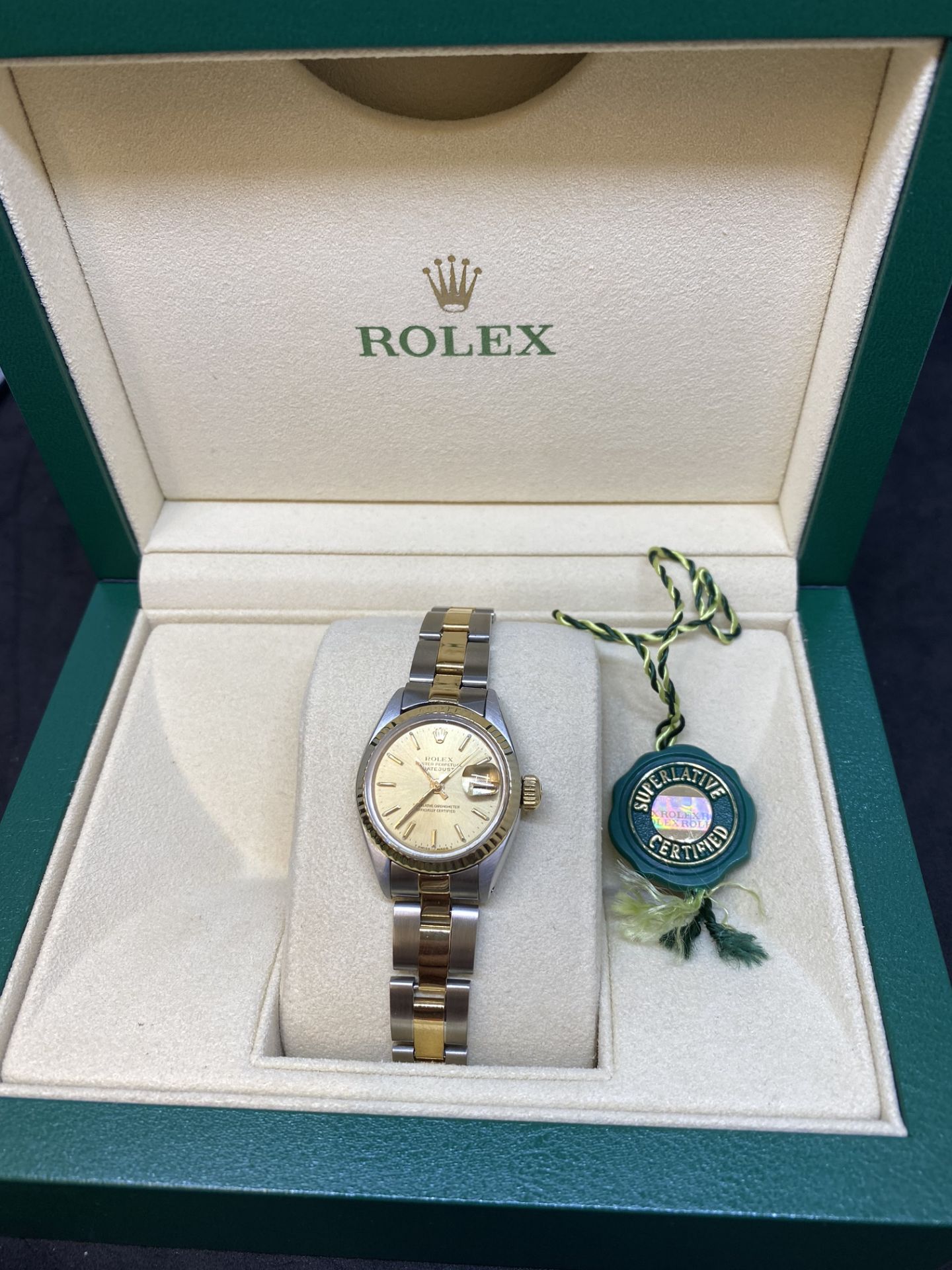 Rolex Steel & Gold Ladies Watch 6917 with Box