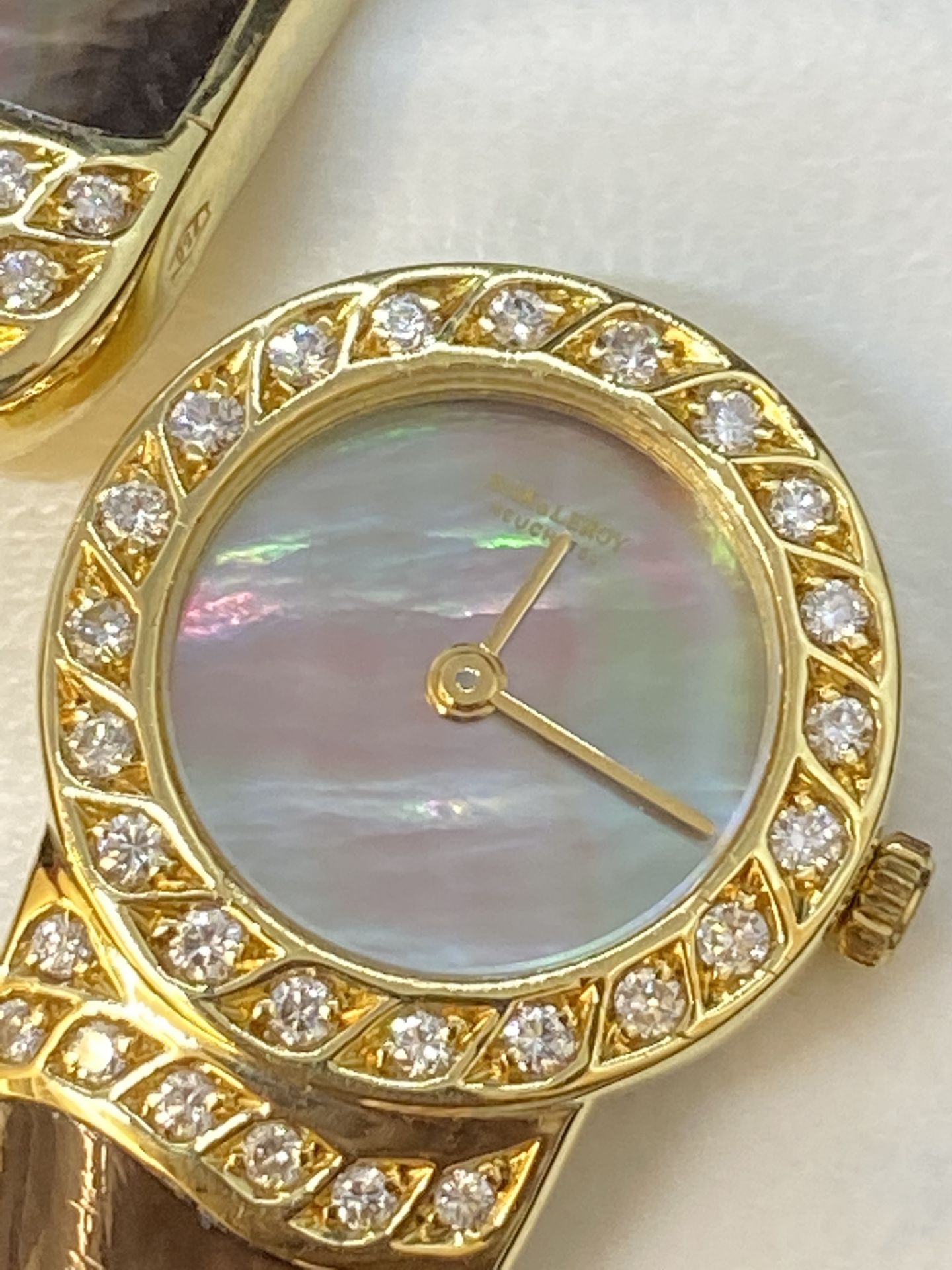 RARE BAK & LEROY GOLD DIAMOND SET WATCH - Image 4 of 8