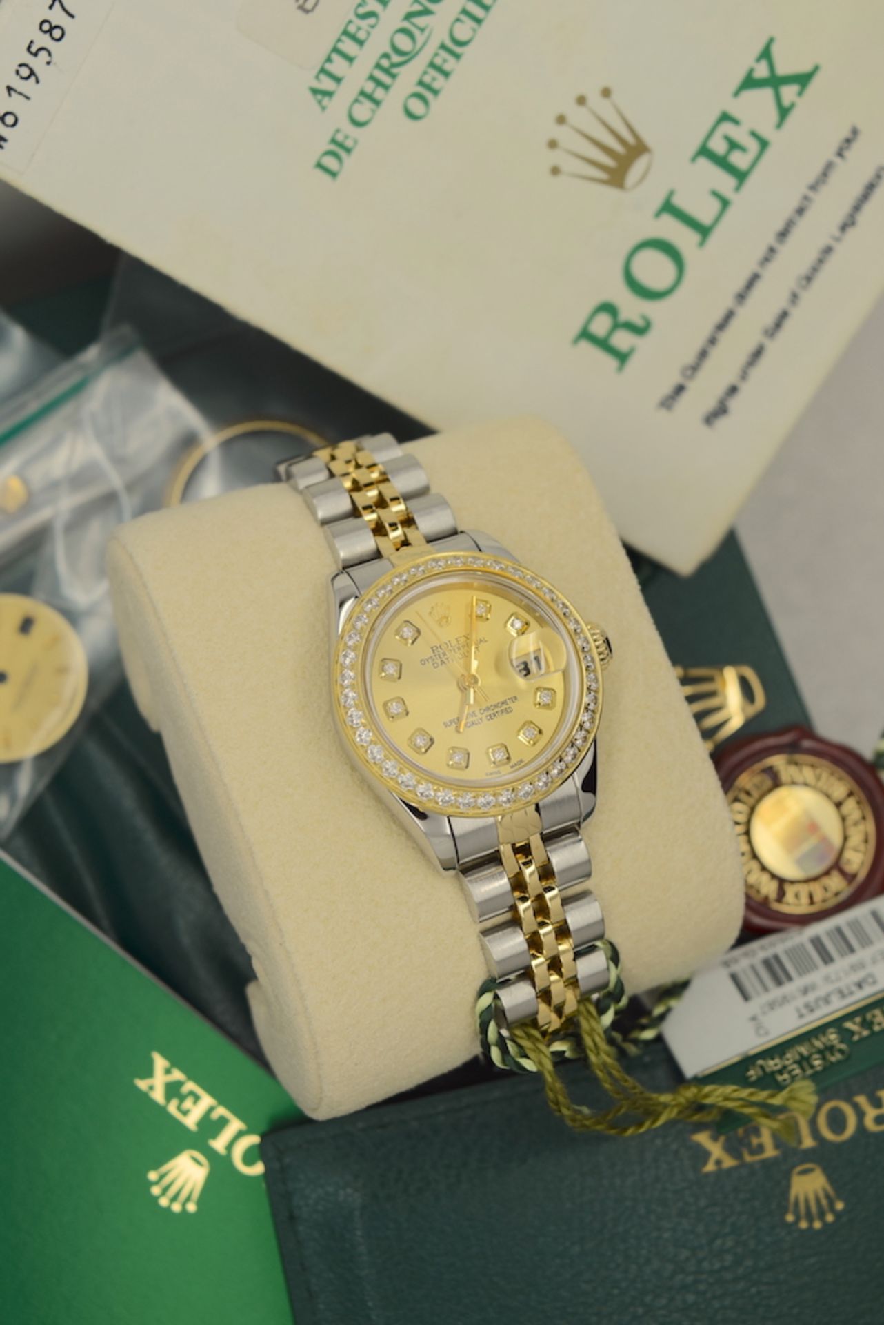 Rolex Datejust *Champagne* 26' - 18ct Gold & Steel (Rolex Certificate/ Box etc.) - Image 5 of 9
