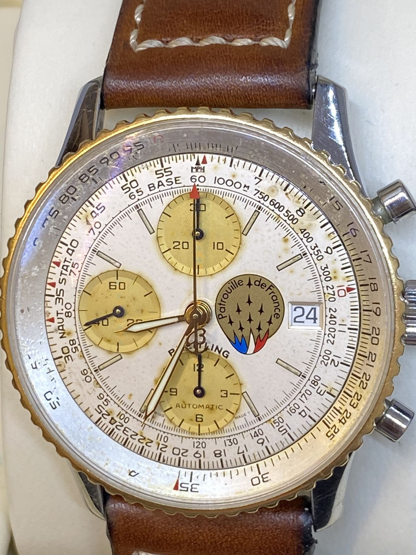 Breitling Navitimer Chronograph Watch with Box - Image 5 of 14