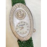 18ct GOLD SARCAR GENEVE MOONLIGHT GALAXY DIAMOND WATCH