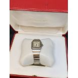 Cartier Santos Galbée Ladies 24mm Quartz Watch + Box