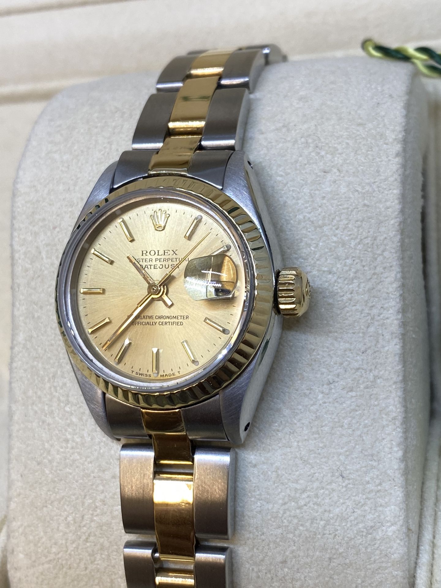 Rolex Steel & Gold Ladies Watch 6917 with Box - Image 3 of 11