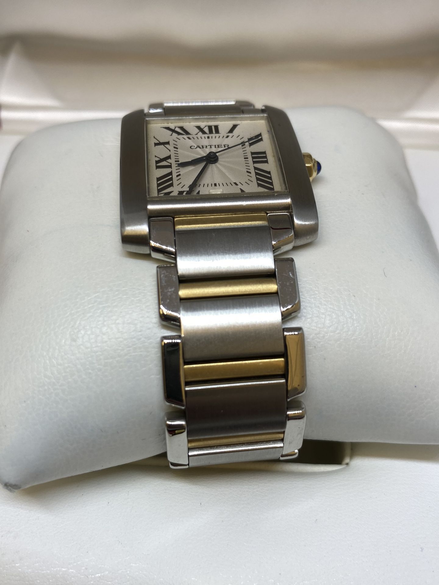 Cartier Steel & Yellow Gold Tank Francaise, 2302, Automatic - Image 3 of 10