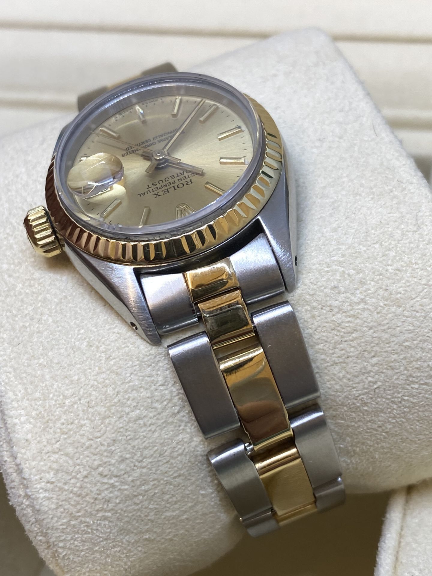 Rolex Steel & Gold Ladies Watch 6917 with Box - Image 11 of 11