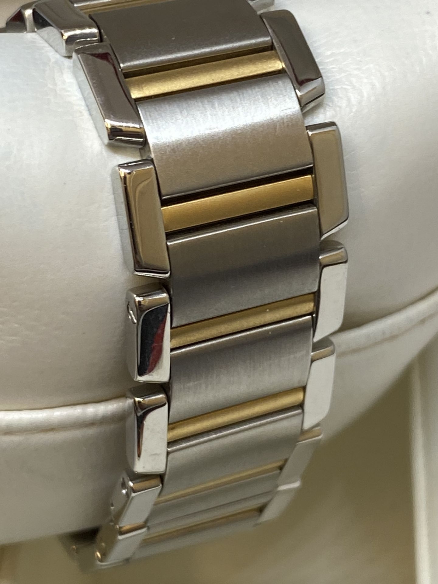 Cartier Steel & Yellow Gold Tank Francaise, 2302, Automatic - Image 6 of 10