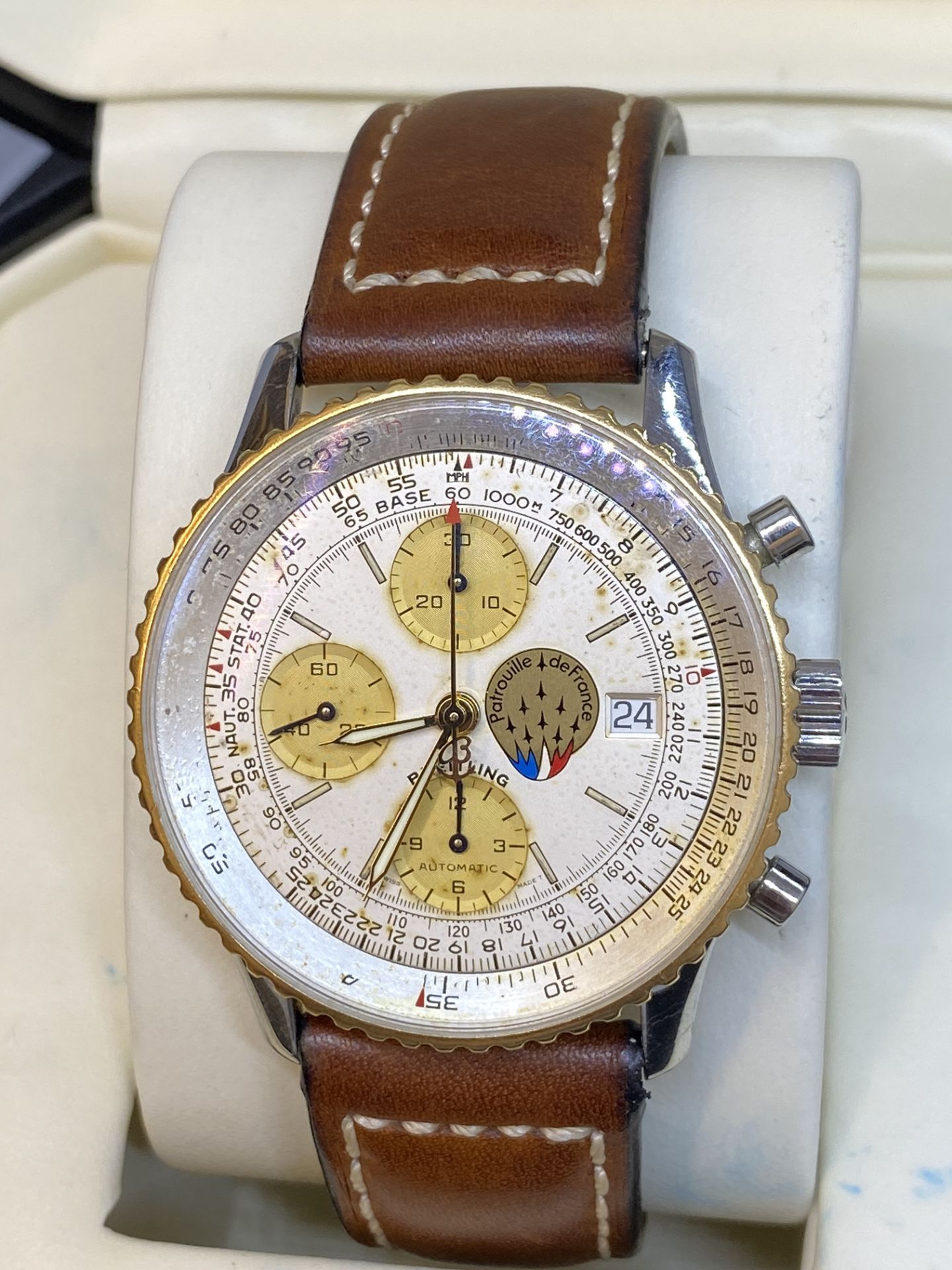 Breitling Navitimer Chronograph Watch with Box - Image 4 of 14