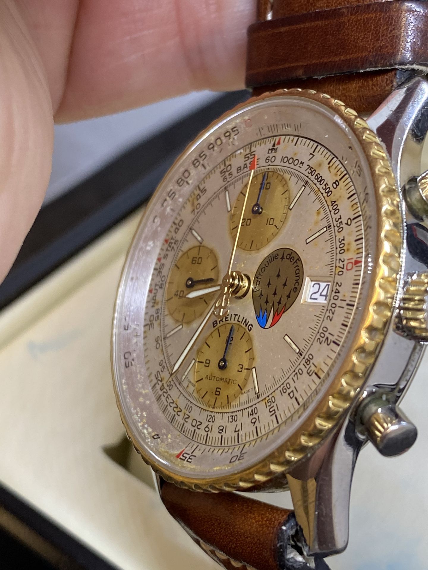 Breitling Navitimer Chronograph Watch with Box - Image 14 of 14