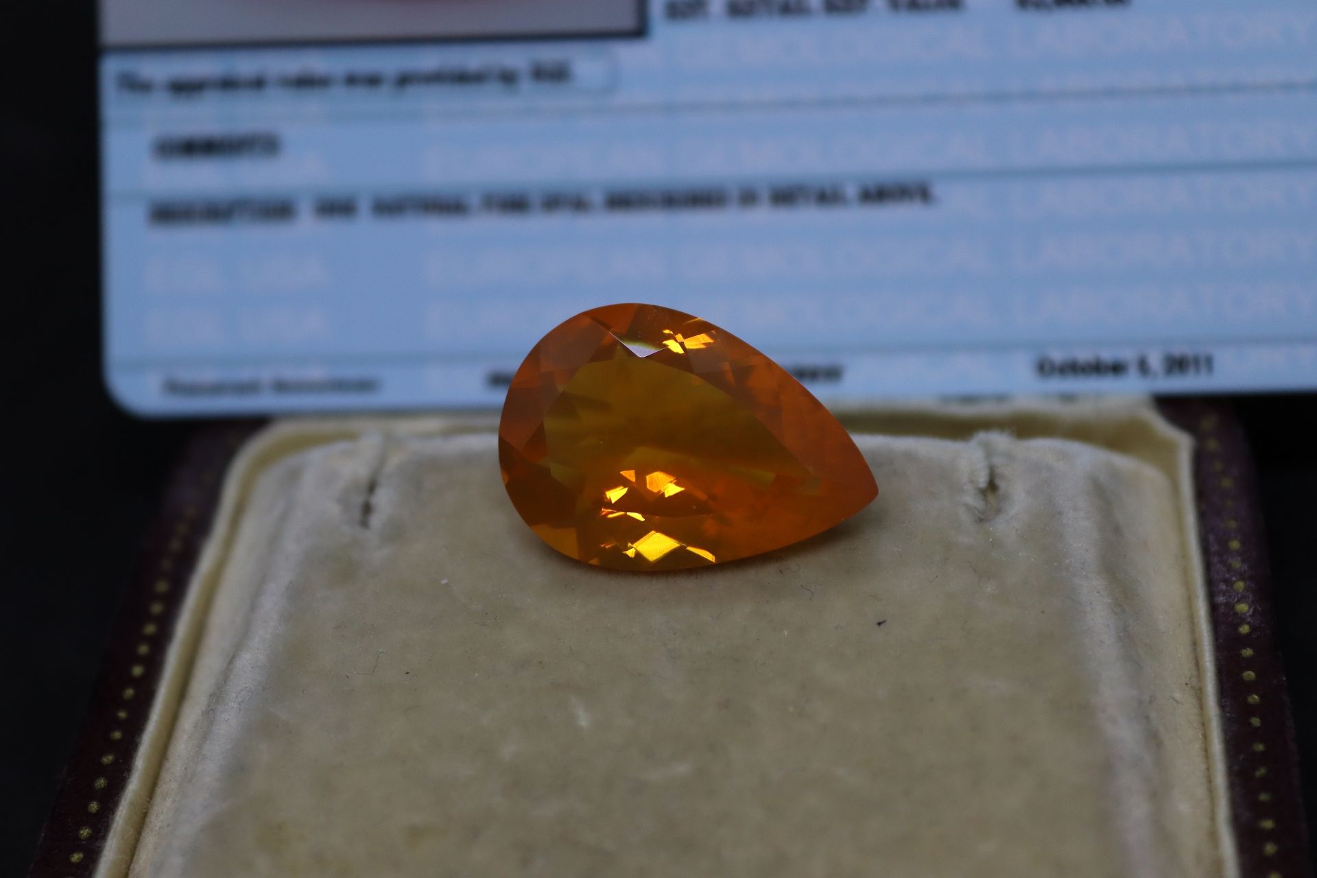 12.90ct FIRE OPAL - Image 2 of 3