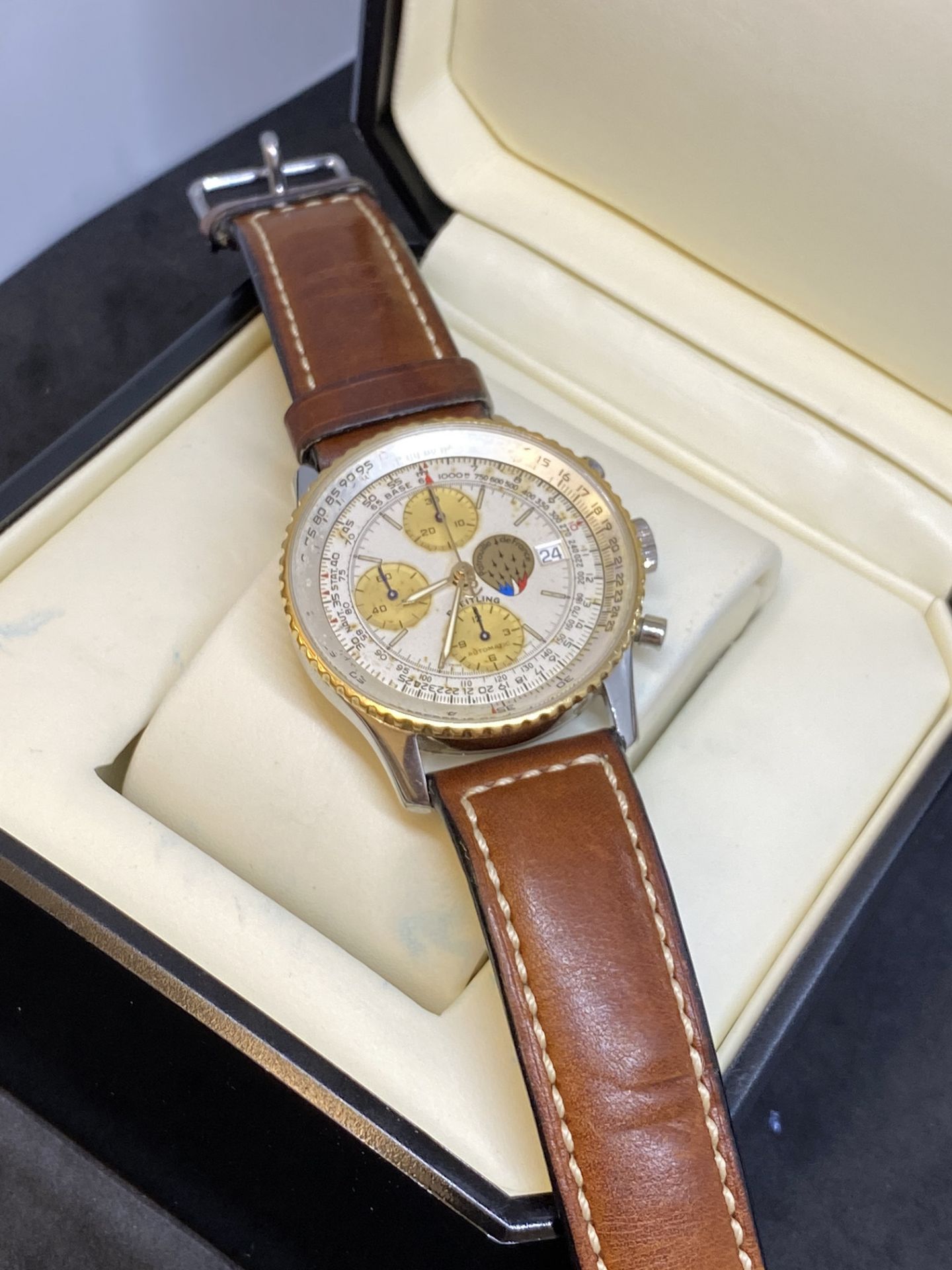 Breitling Navitimer Chronograph Watch with Box - Image 2 of 14