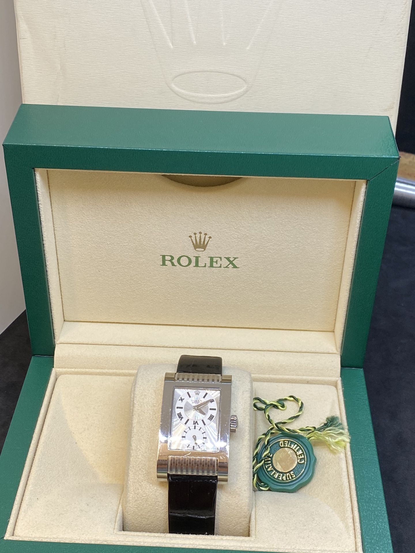 Rolex Cellini Prince 18ct White Gold 5441/9 Watch with Box
