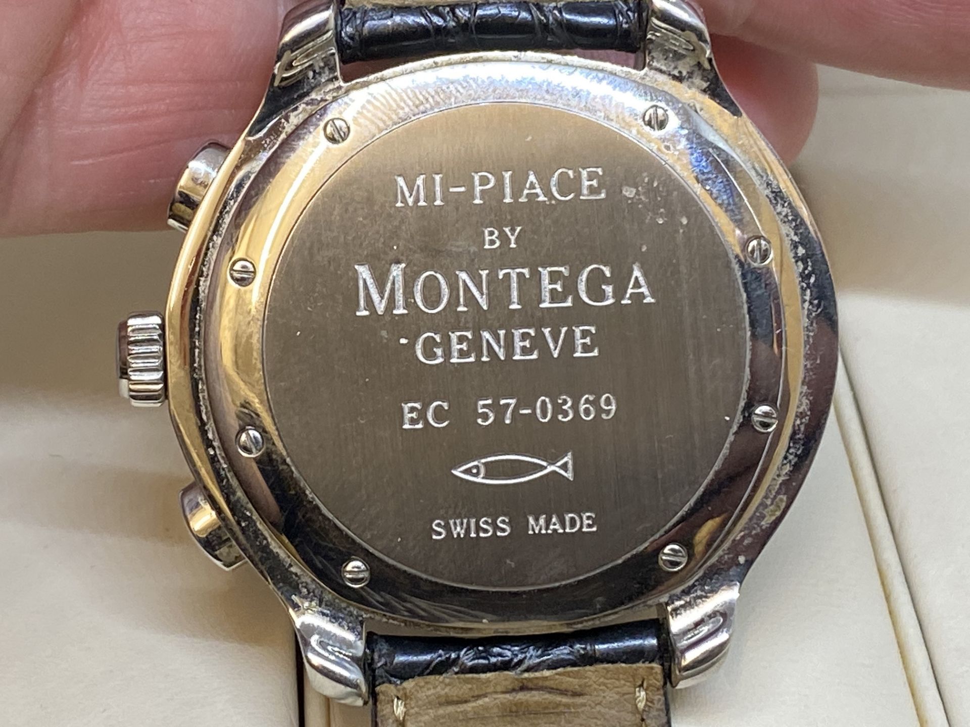 MONTEGA APPROX 2.50ct G/VS DIAMOND SET STAINLESS STEEL WATCH - Image 5 of 6