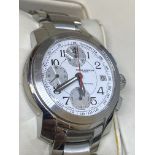 BAUME & MERCIER AUTOMATIC STAINLESS STEEL CHRONO WATCH