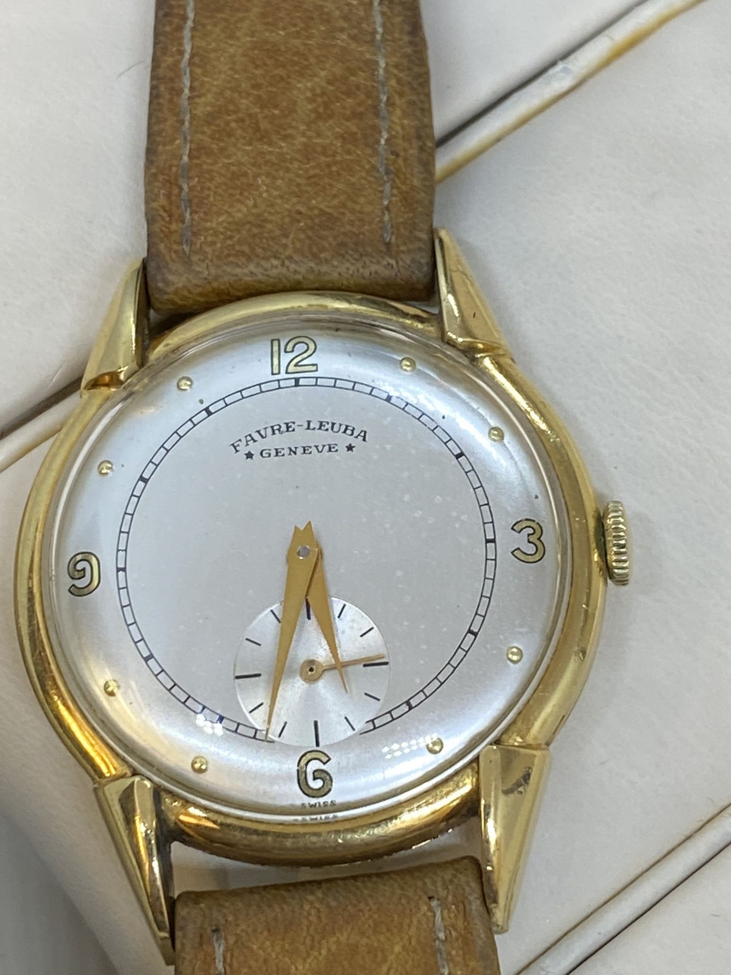 18ct GOLD FAVRE LEUBA *GENEVE* WATCH