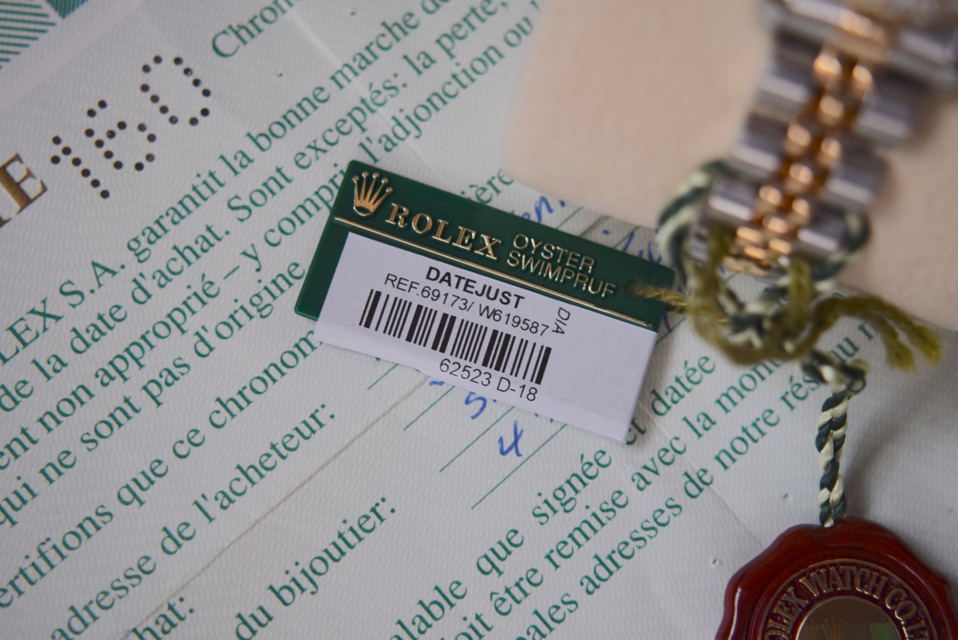 Rolex Datejust *Champagne* 26' - 18ct Gold & Steel (Rolex Certificate/ Box etc.) - Image 6 of 8