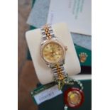 Rolex Datejust *Champagne* 26' - 18ct Gold & Steel (Rolex Certificate/ Box etc.)