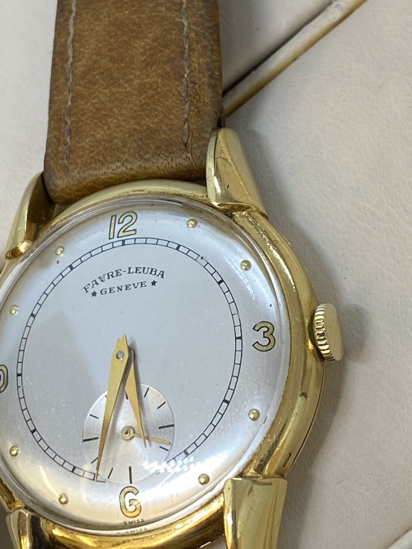 18ct GOLD FAVRE LEUBA *GENEVE* WATCH - Image 5 of 8