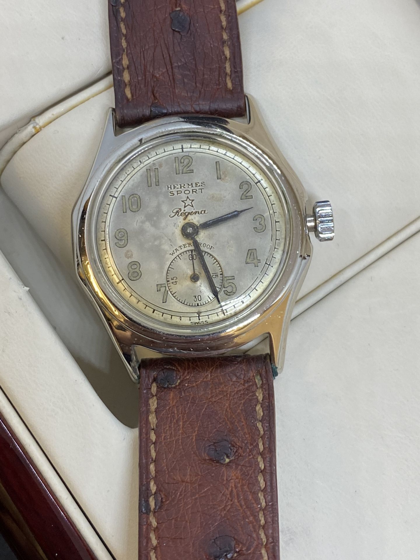 VINTAGE HERMES SPORT REGINA SWISS WATCH - Image 9 of 12