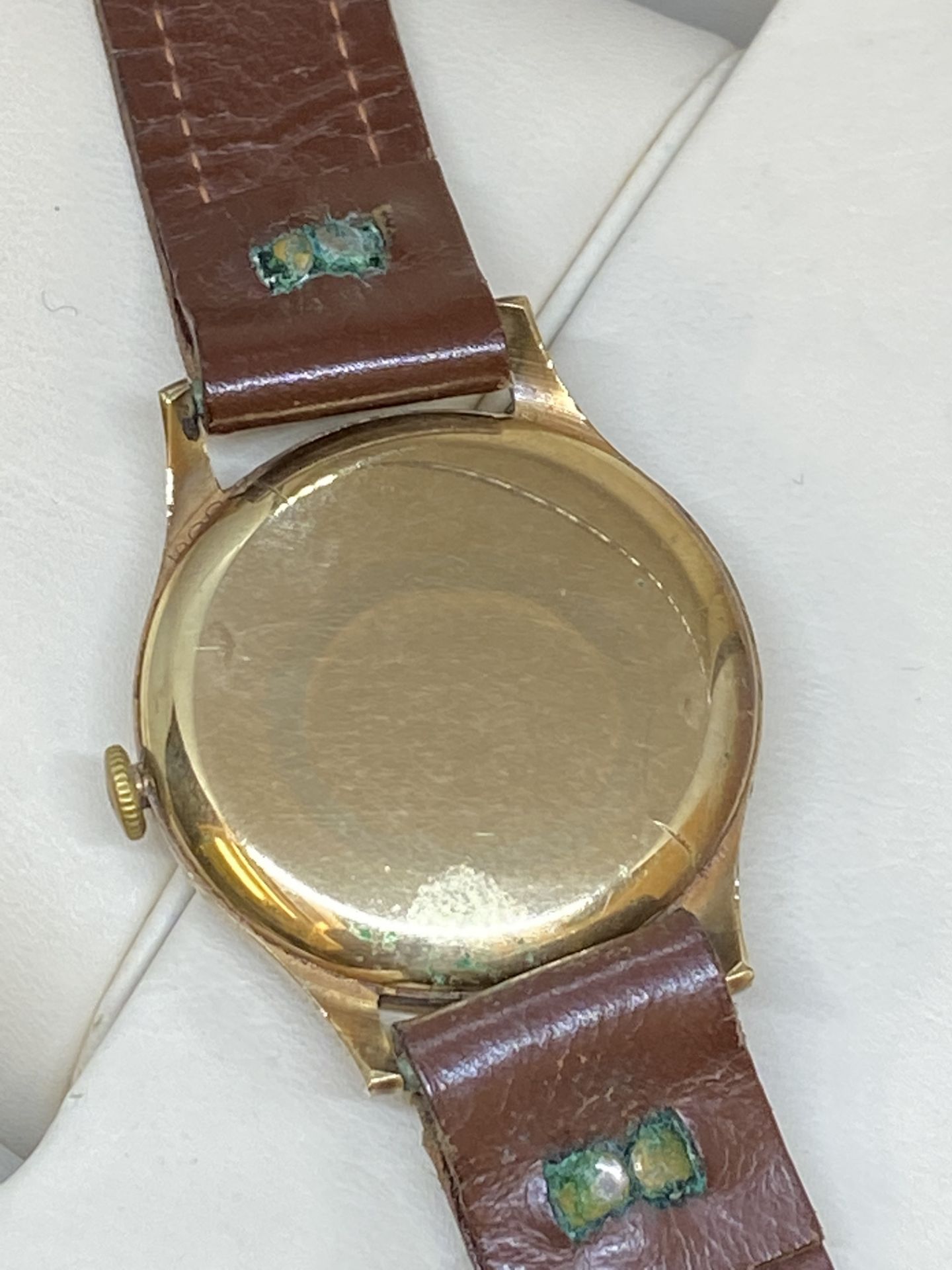 9ct GOLD WATCH - MOVEMENT SIGNED MARC FAVRE 595 - Image 3 of 4