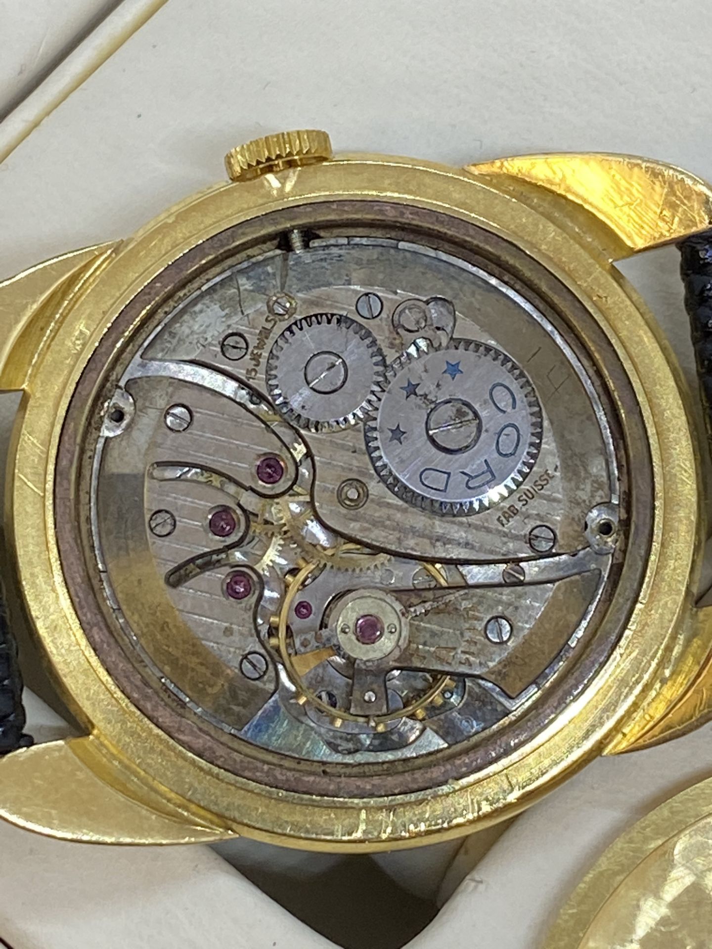 18ct GOLD WATCH MARKED TIFFANY & CO WITH FAB SUISSE MOVEMENT - Image 8 of 12