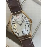 VINTAGE 14ct ROSE GOLD LONGINES WATCH