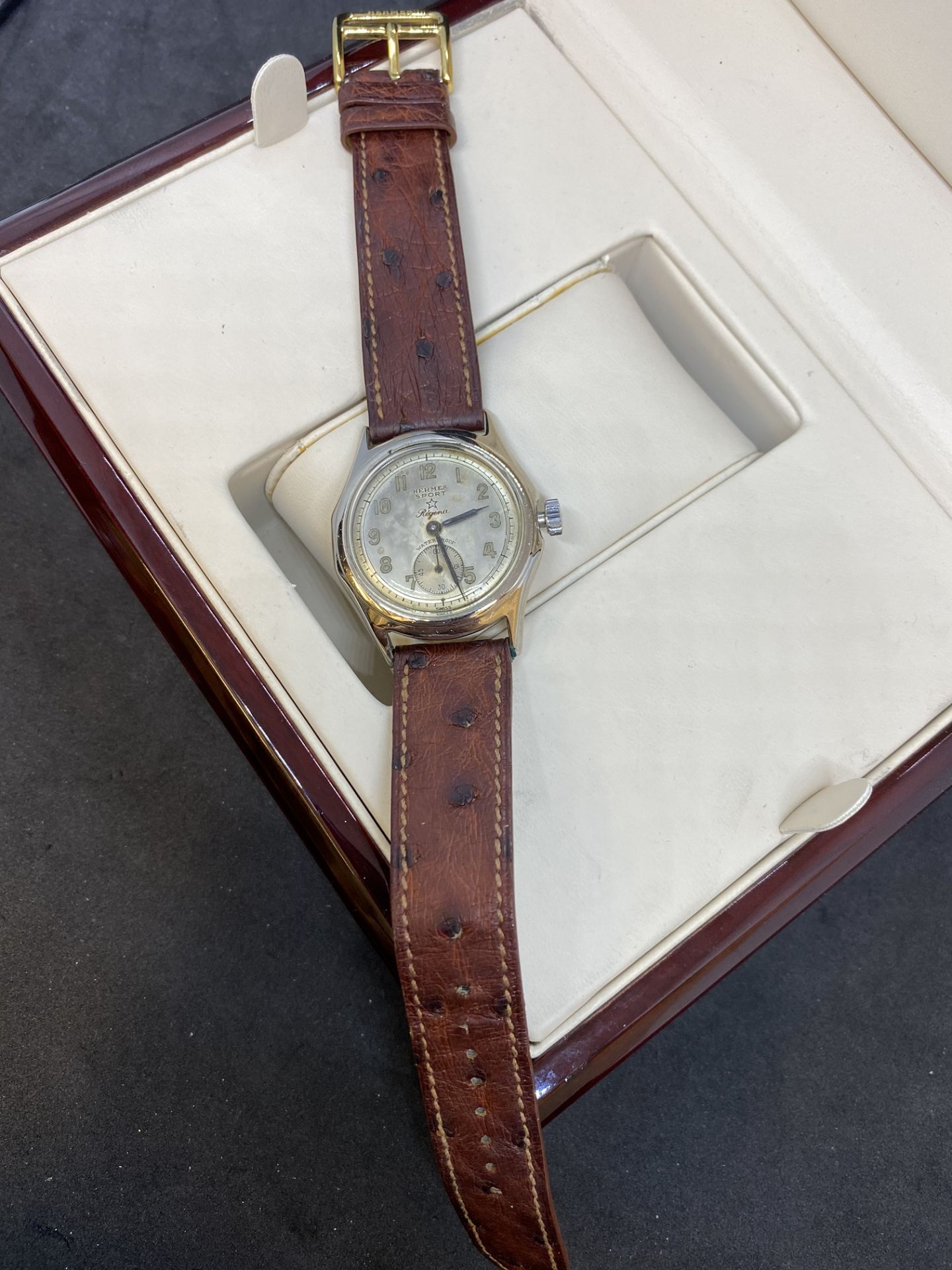 VINTAGE HERMES SPORT REGINA SWISS WATCH - Image 2 of 12