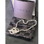 SILVER GUCCI BRACELET