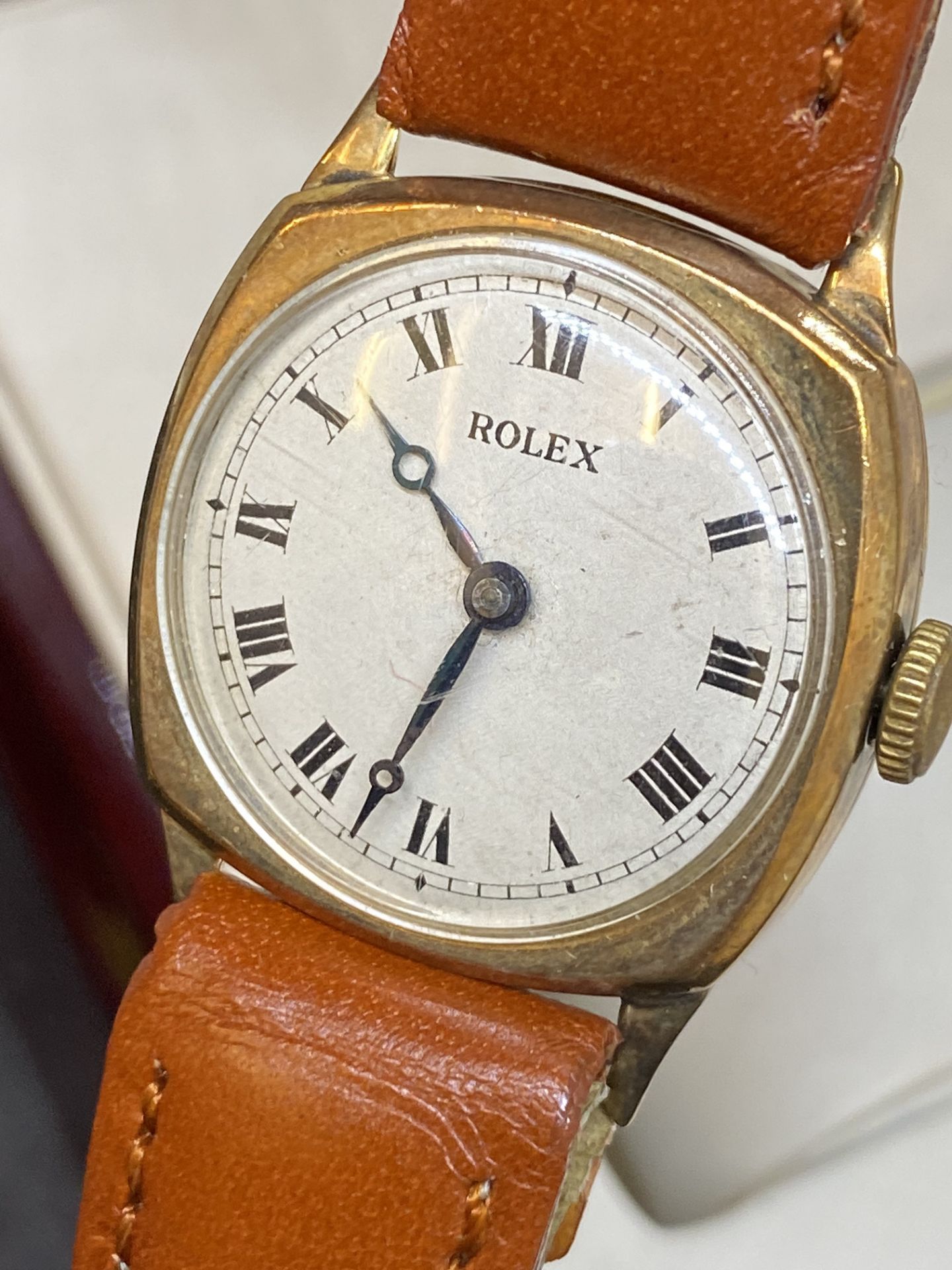 VINTAGE 9ct GOLD ROLEX WATCH