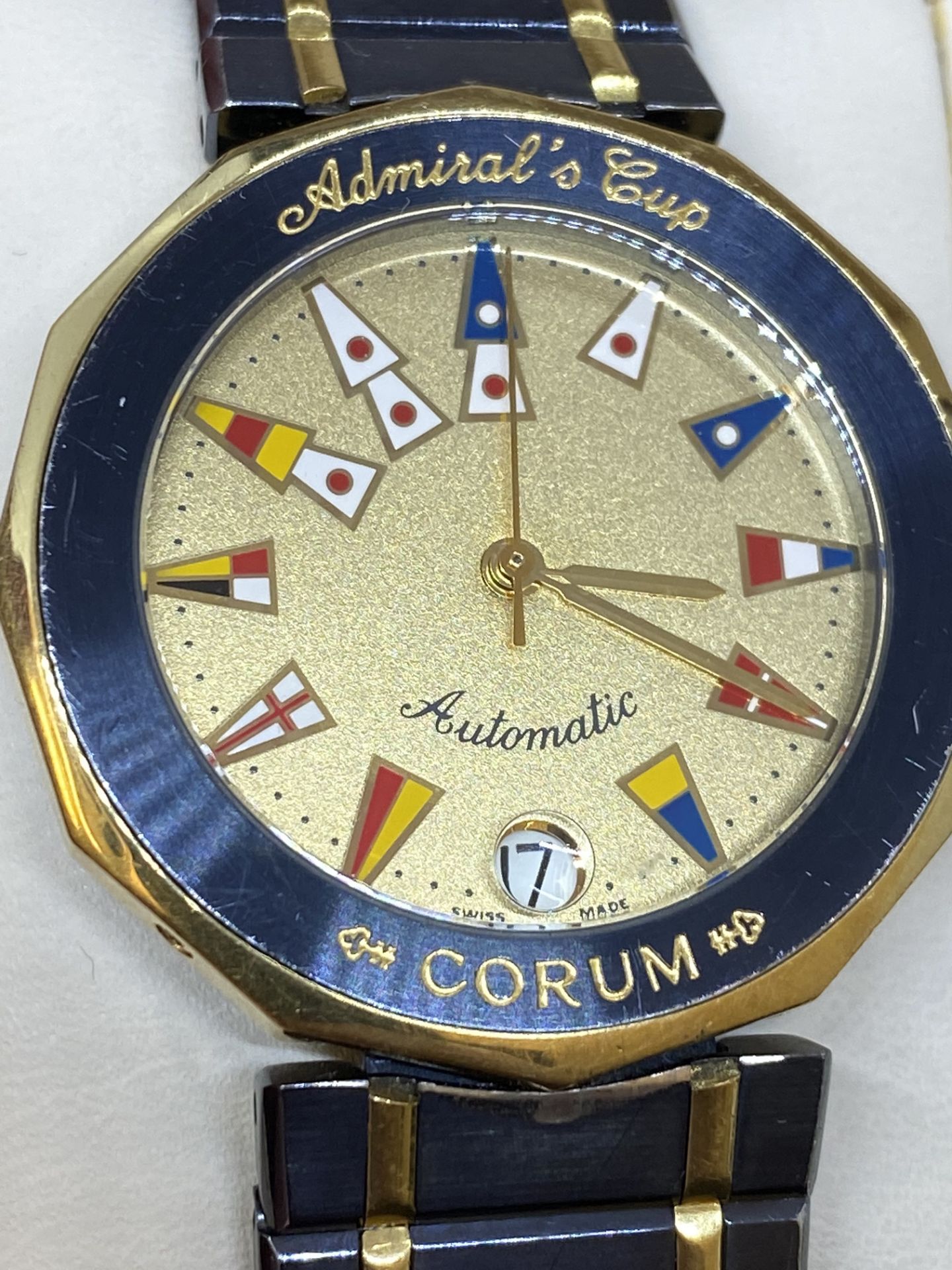 CORUM ADMIRALS CUP 18ct GOLD & S/STEEL AUTOMATIC WATCH - Image 5 of 13