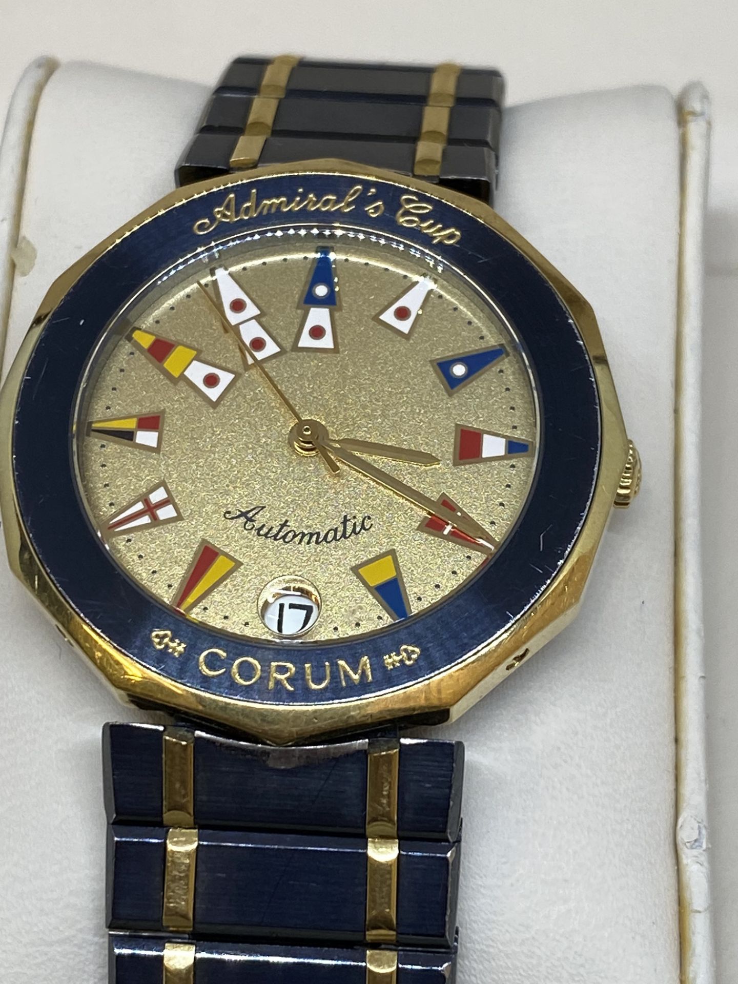 CORUM ADMIRALS CUP 18ct GOLD & S/STEEL AUTOMATIC WATCH - Image 4 of 13