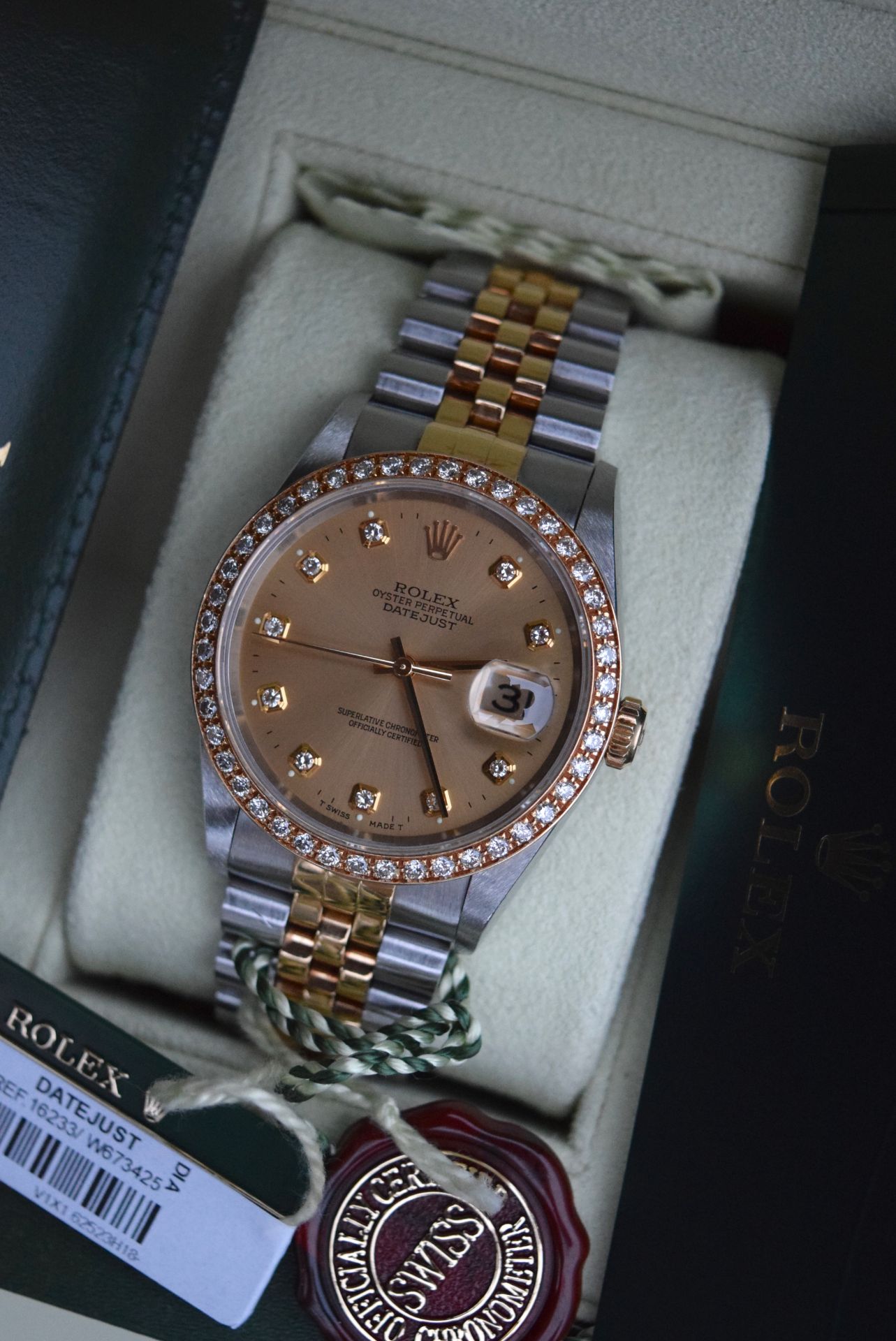 Rolex *Diamond* Datejust 36' 18ct Yellow Gold & Steel 'Jubilee' Model (£16,500 Prestige Valuation) - Image 5 of 21