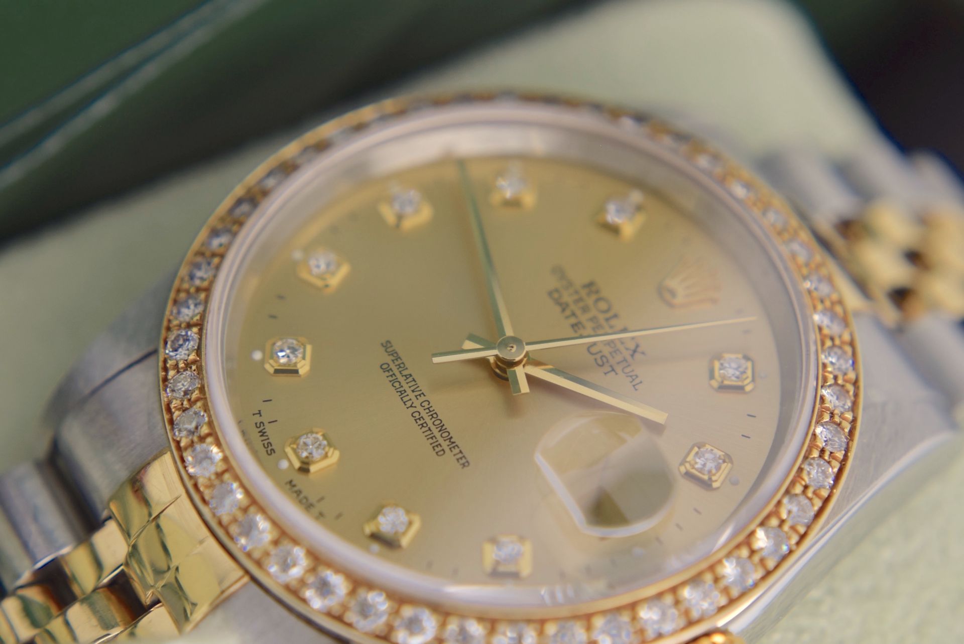 Rolex *Diamond* Datejust 36' 18ct Yellow Gold & Steel 'Jubilee' Model (£16,500 Prestige Valuation) - Image 15 of 21