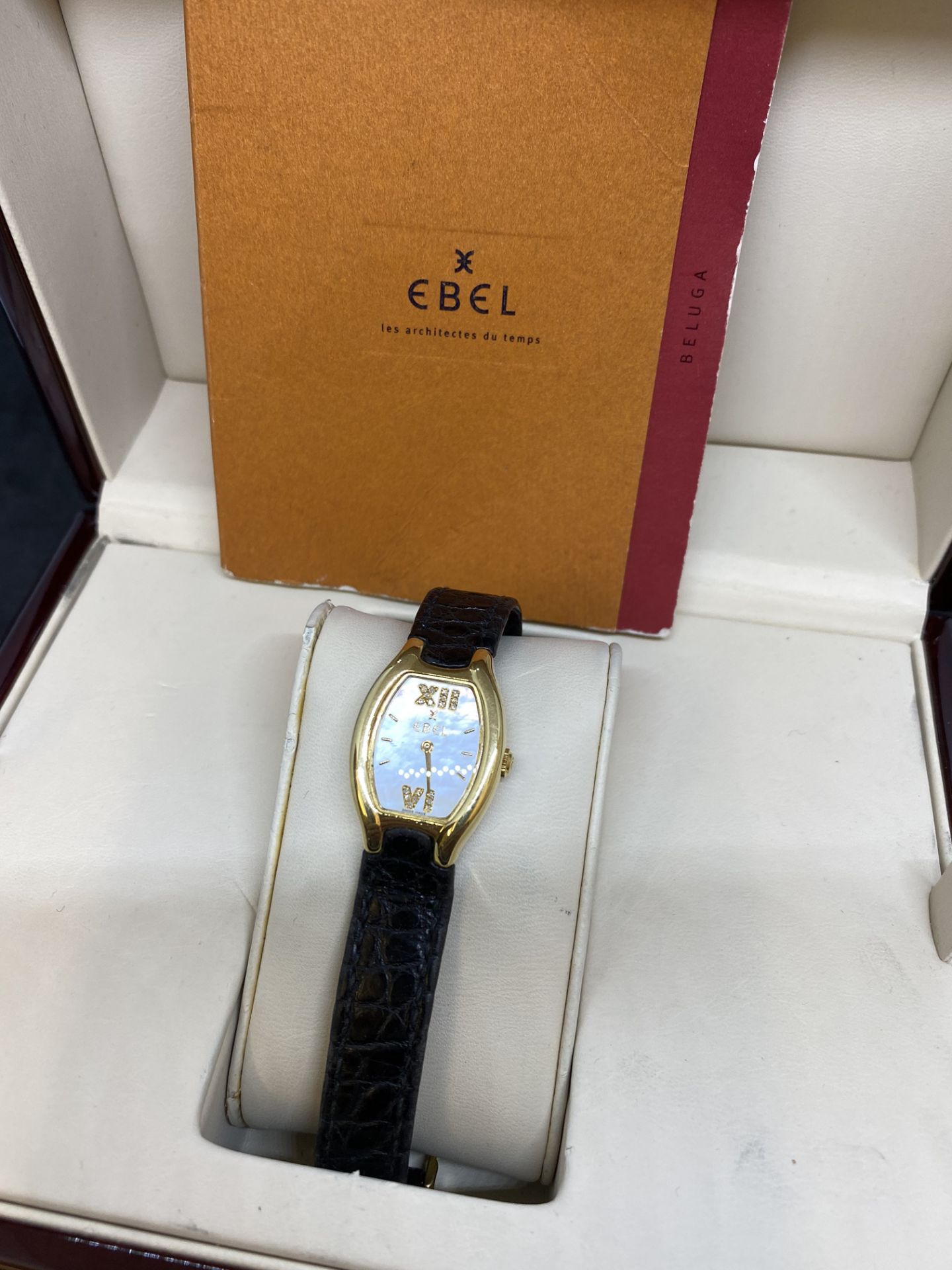 18ct GOLD EBEL BELUGA LADIES WATCH - Image 2 of 6