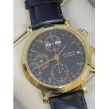 18ct GOLD BUCHERER AUTOMATIC CHRONOGRAPH WATCH