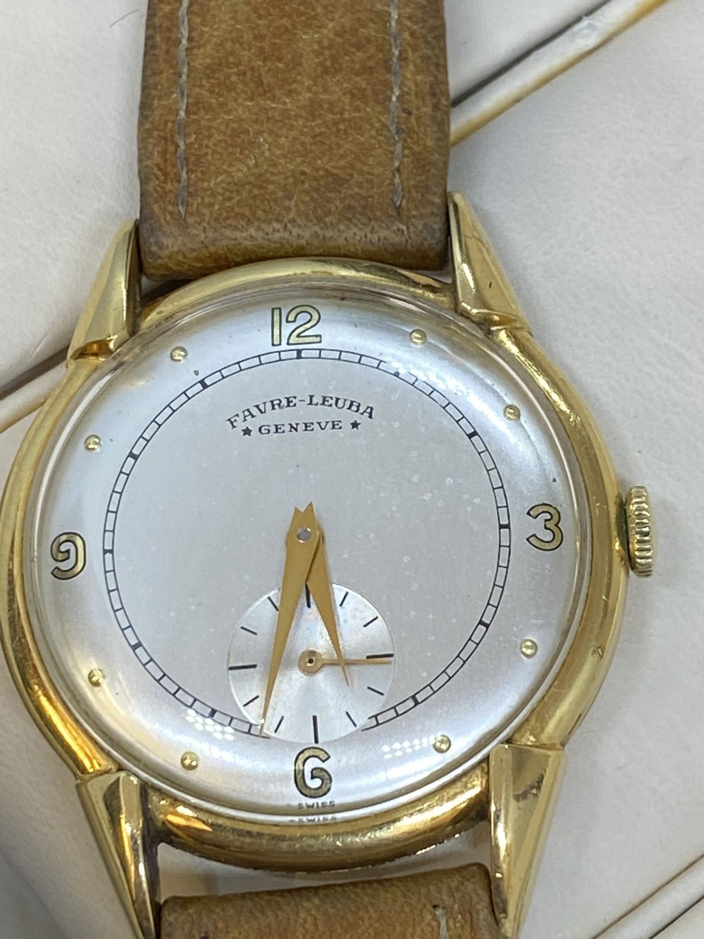 18ct GOLD FAVRE LEUBA *GENEVE* WATCH - Image 4 of 8