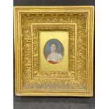 FRAMED VINTAGE PAINTING OF WOMAN
