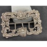 VINTAGE SILVER BUCKLE 47.5 GRAMS